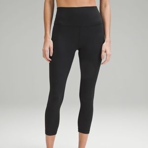 Lululemon Align Black High-Rise Crop Legging 23”